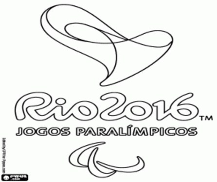 Rio 2016 para colorear