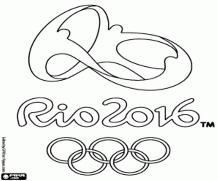 Rio 2016 para imprimir y colorear